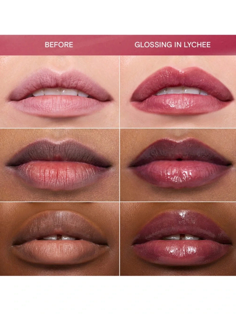 Kulfi Lassi Lips Staining Lipgloss Lipstick in Lychee BNIB